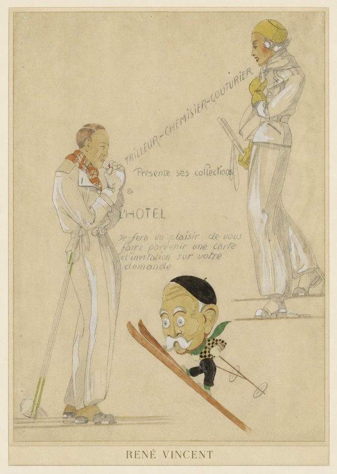 René Vincent Ttailleur-chemisier-couturier No3 - Plakát