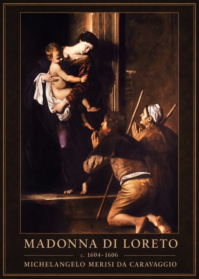 Michelangelo Merisi da Caravaggio Madonna Di Loreto No2 - Plakát