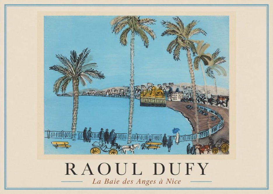Raoul Dufy La Baie Des Anges À Nice No1 - Plakát