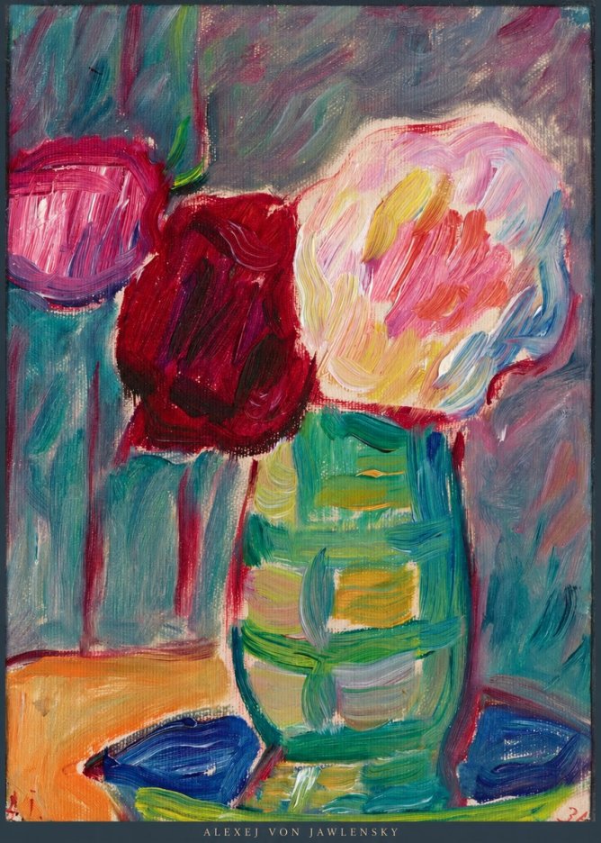 Alexej von Jawlensky Still Life with Flowers No5 - Plakát