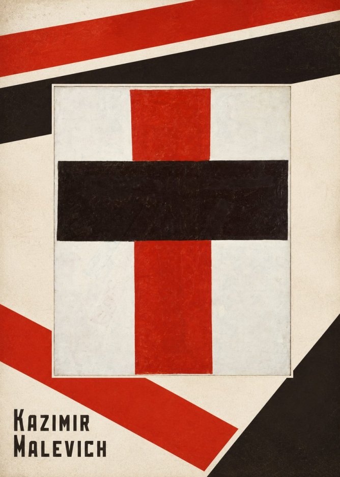 Kazimir Malevich Suprematist Composition I No6 - Plakát