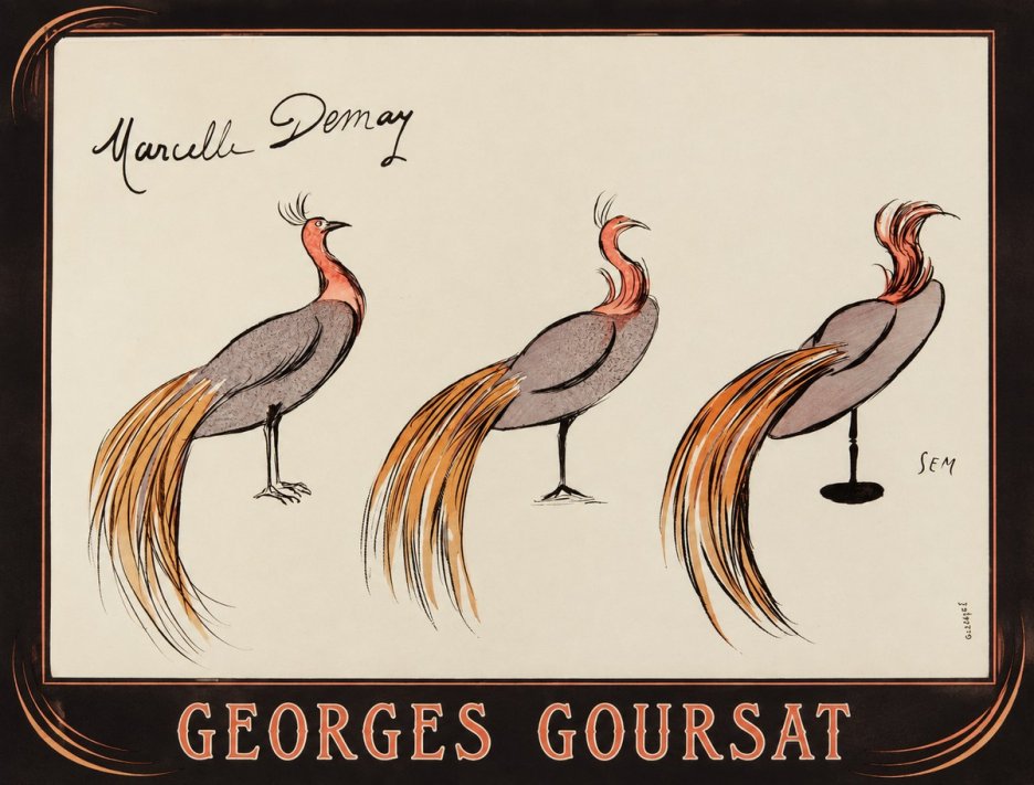 Georges Goursat Marcelle Demay No5 - Plakát
