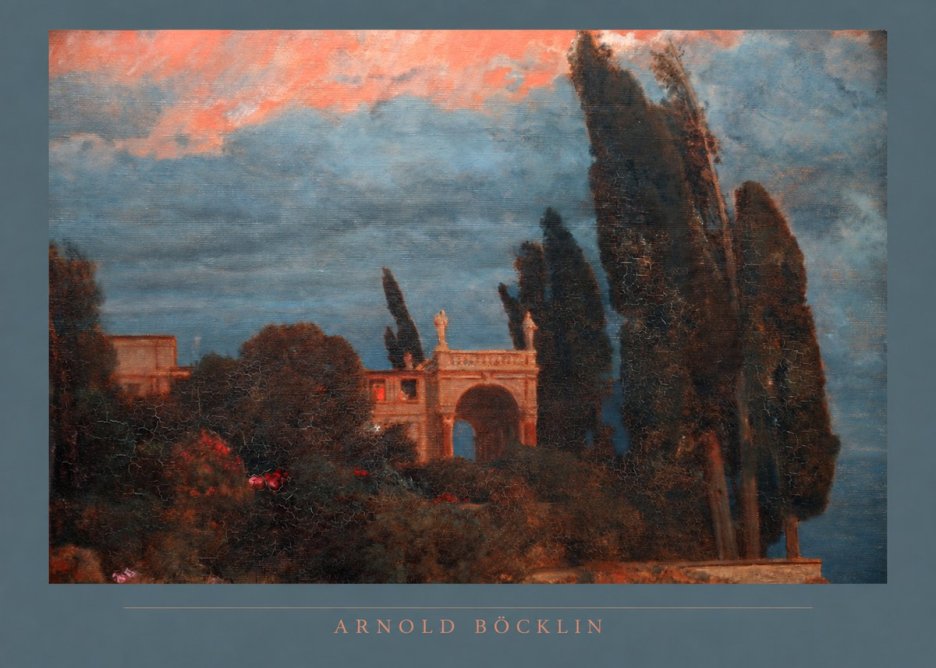 Arnold Böcklin Roman Villa No2 - Plakát