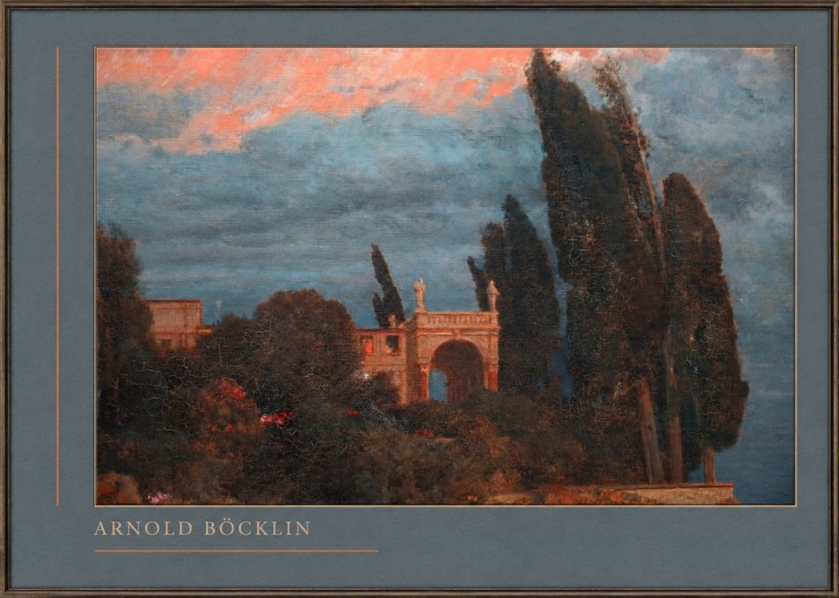 Arnold Böcklin Roman Villa No3 - Plakát