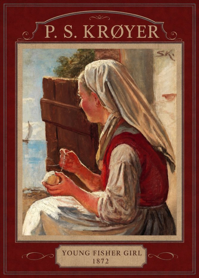 P.S. Krøyer Young Fisher Girl No4 - Plakát