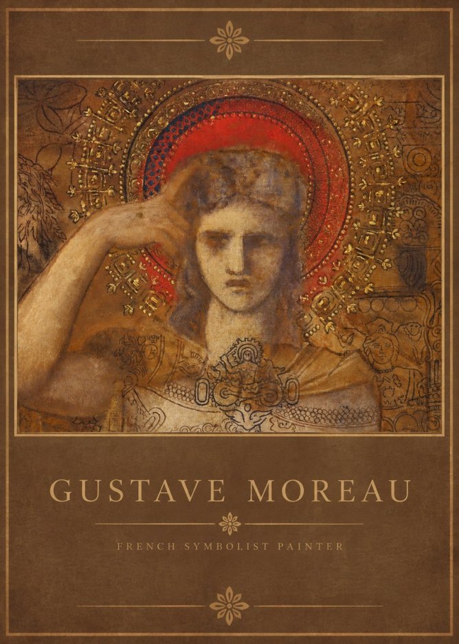 Gustave Moreau L'apparition II No2 - Plakát