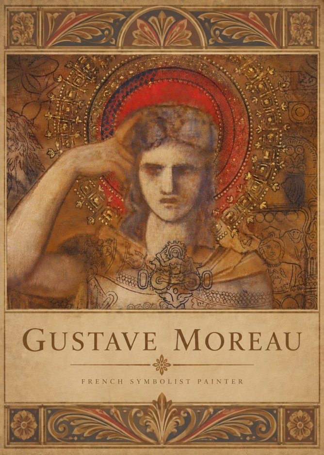 Gustave Moreau L'apparition II No6 - Plakát