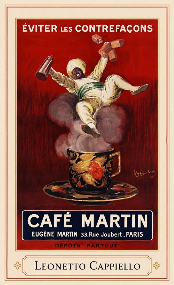Leonetto Cappiello Café Martin No1 - Plakát