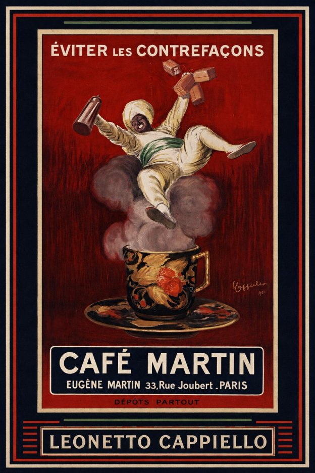 Leonetto Cappiello Café Martin No4 - Plakát