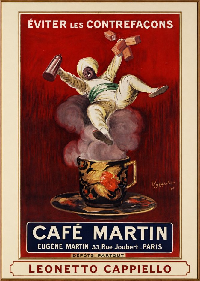 Leonetto Cappiello Café Martin No5 - Plakát