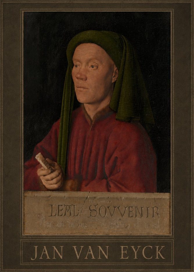 Jan van Eyck Léal Souvenir No1 - Plakát