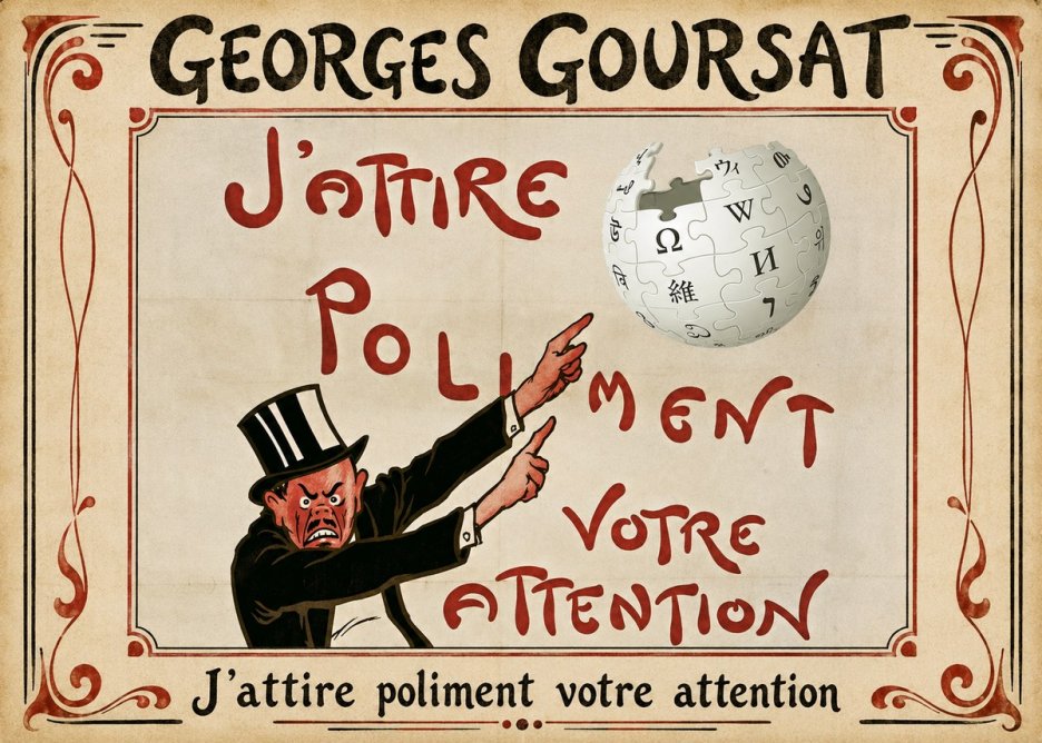 Georges Goursat J'attire Poliment Votre Attention No1 - Plakát