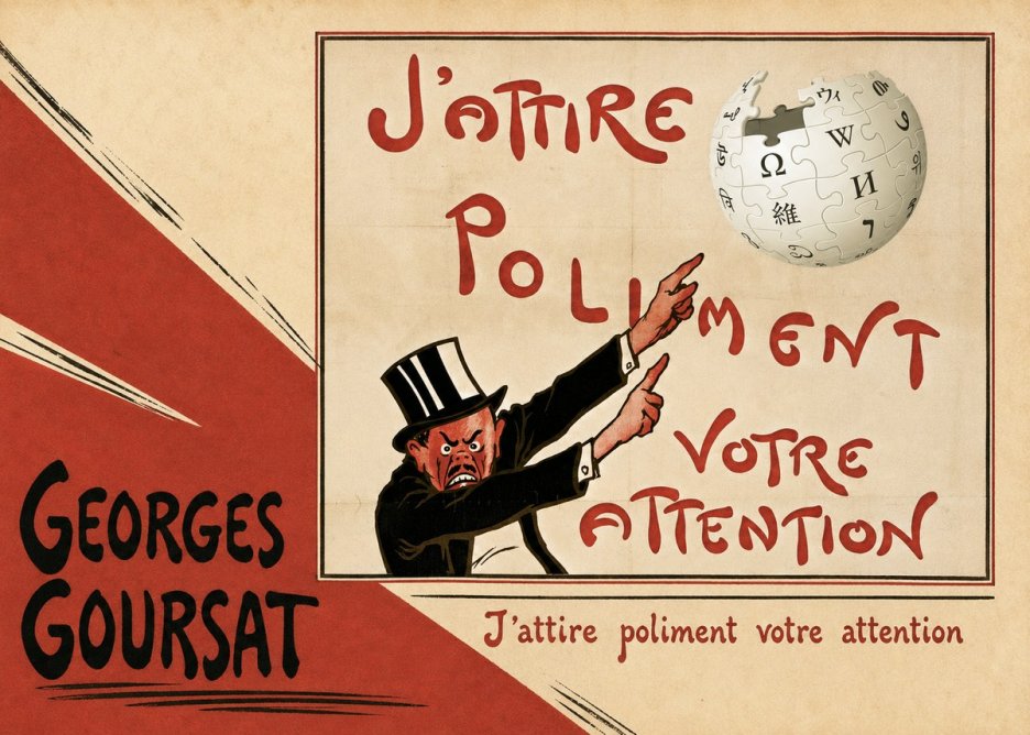 Georges Goursat J'attire Poliment Votre Attention No3 - Plakát