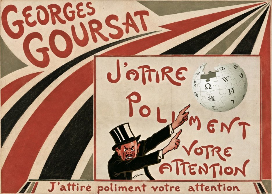 Georges Goursat J'attire Poliment Votre Attention No5 - Plakát