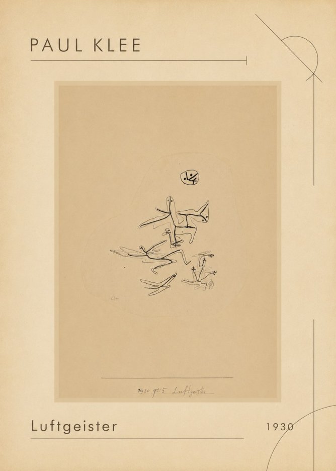 Paul Klee Luftgeister No1 - Plakát