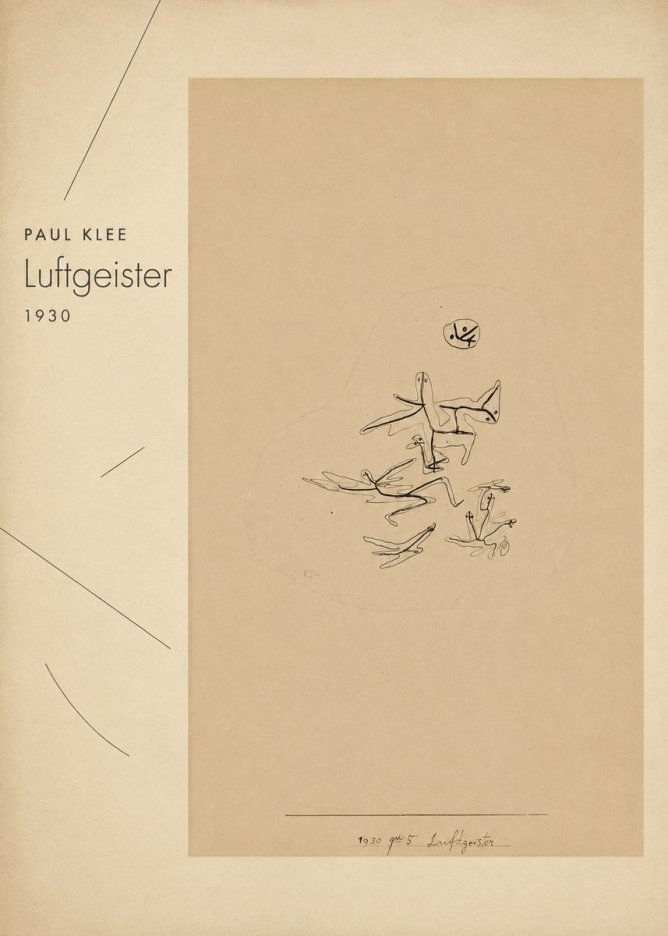 Paul Klee Luftgeister No2 - Plakát