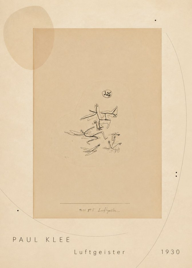 Paul Klee Luftgeister No5 - Plakát