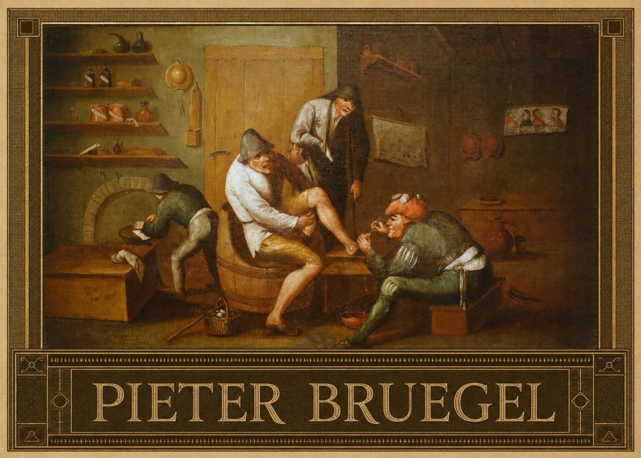 Pieter Bruegel The Foot Operation No3 - Plakát