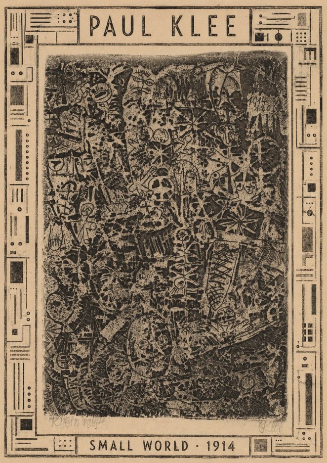 Paul Klee Small World No3 - Plakát