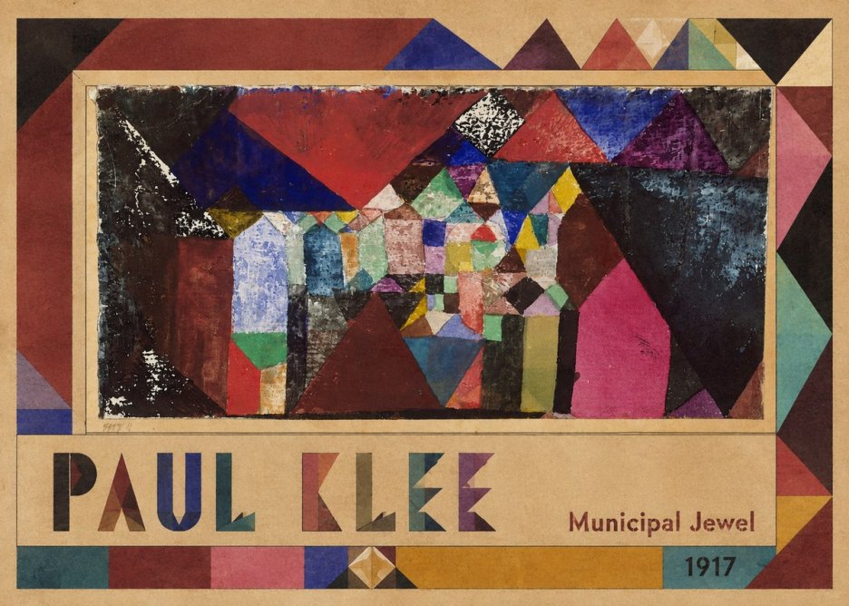 Paul Klee Municipal Jewel No1 - Plakát