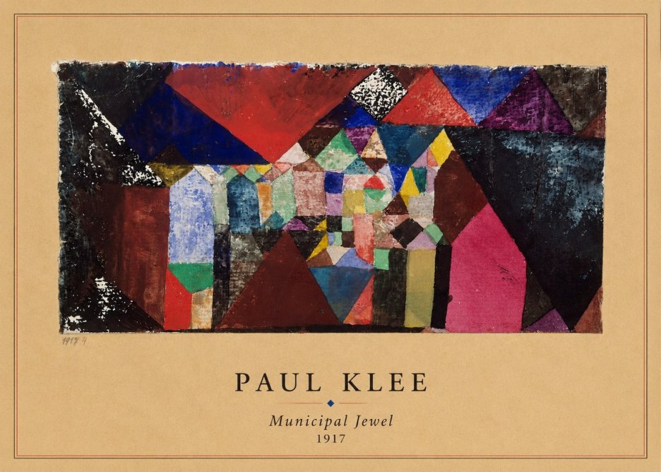 Paul Klee Municipal Jewel No4 - Plakát