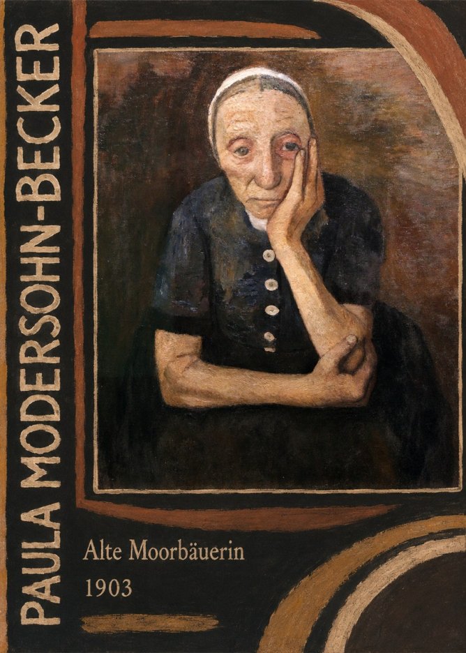 Paula Modersohn-Becker Alte Moorbäuerin No4 - Plakát