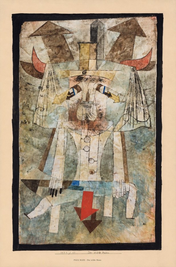 Paul Klee Der Wilde Mann No6 - Plakát