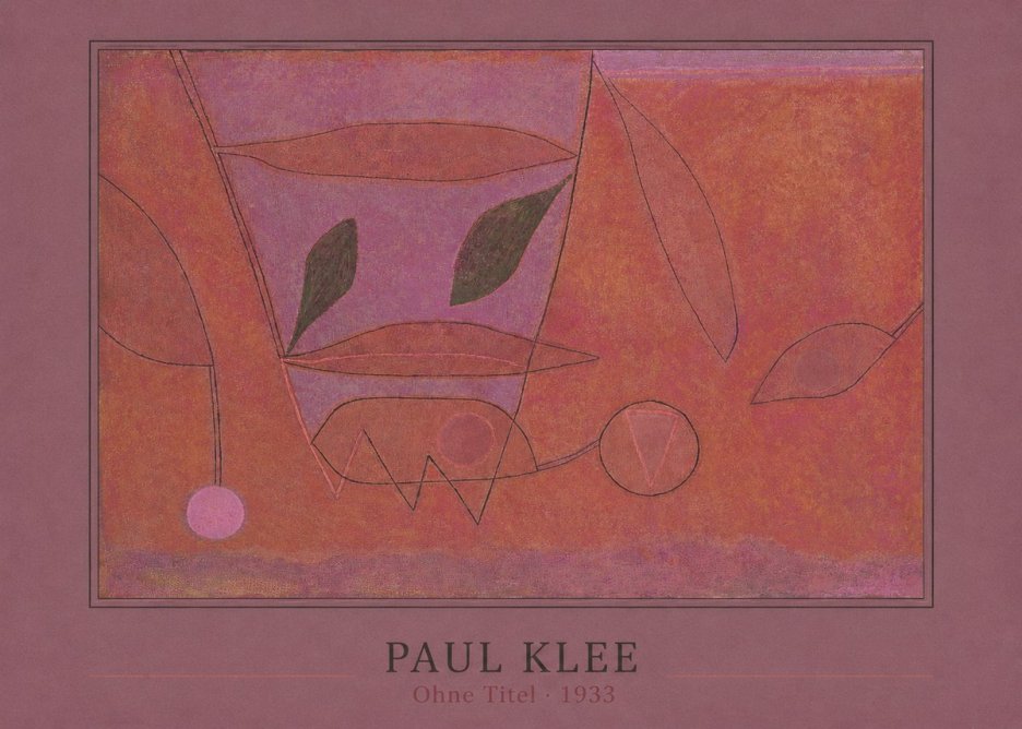 Paul Klee Ohne Titel II No3 - Plakát