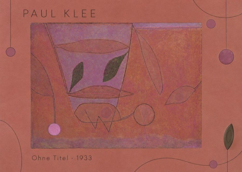 Paul Klee Ohne Titel II No4 - Plakát
