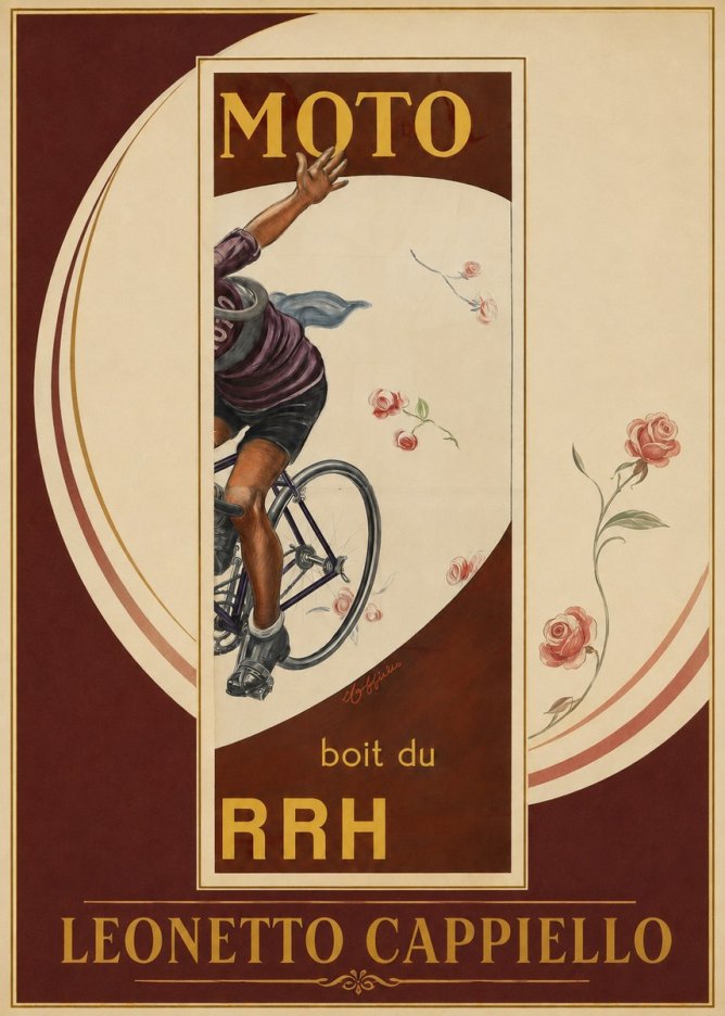 Leonetto Cappiello Moto Rrh No2 - Plakát