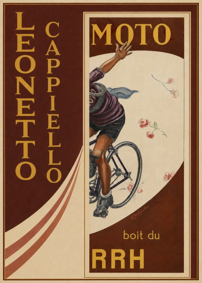 Leonetto Cappiello Moto Rrh No4 - Plakát