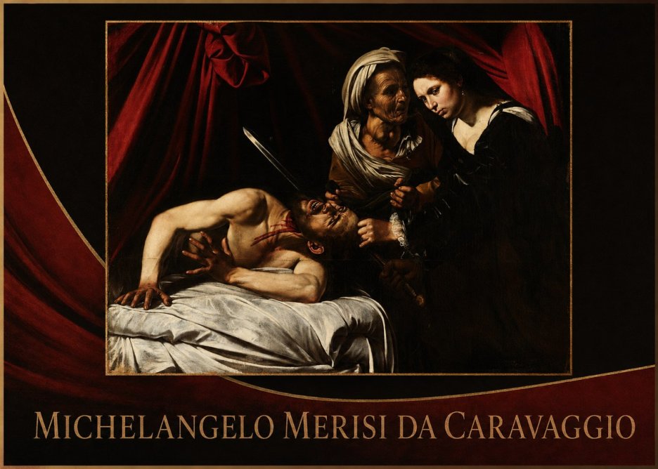 Michelangelo Merisi da Caravaggio Judith Beheading Holofernes III No2 - Plakát