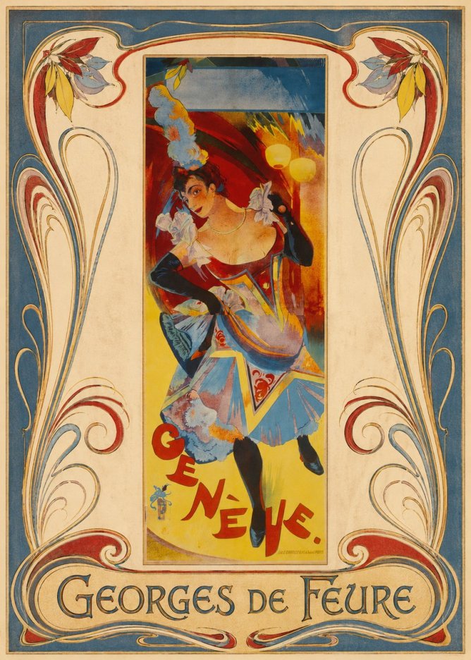 Georges de Feure Genève No1 - Plakát