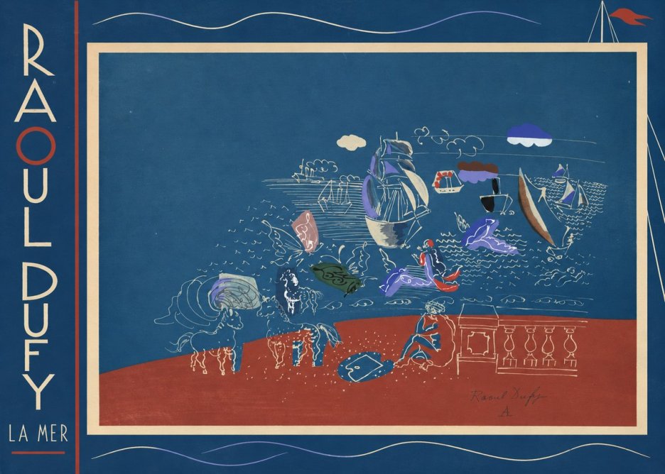 Raoul Dufy La Mer No2 - Plakát