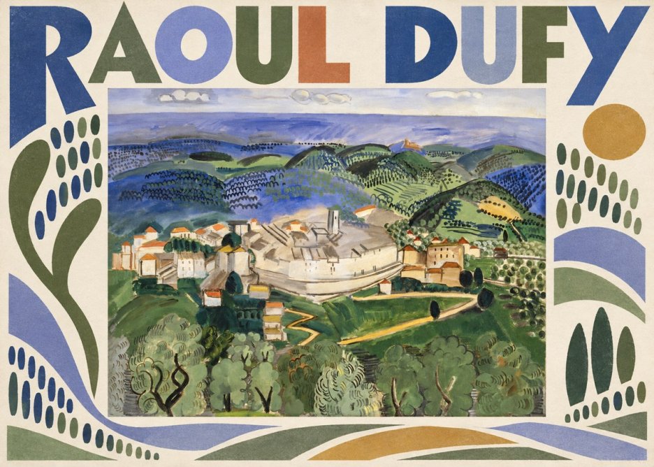 Raoul Dufy Vue De Vence No3 - Plakát