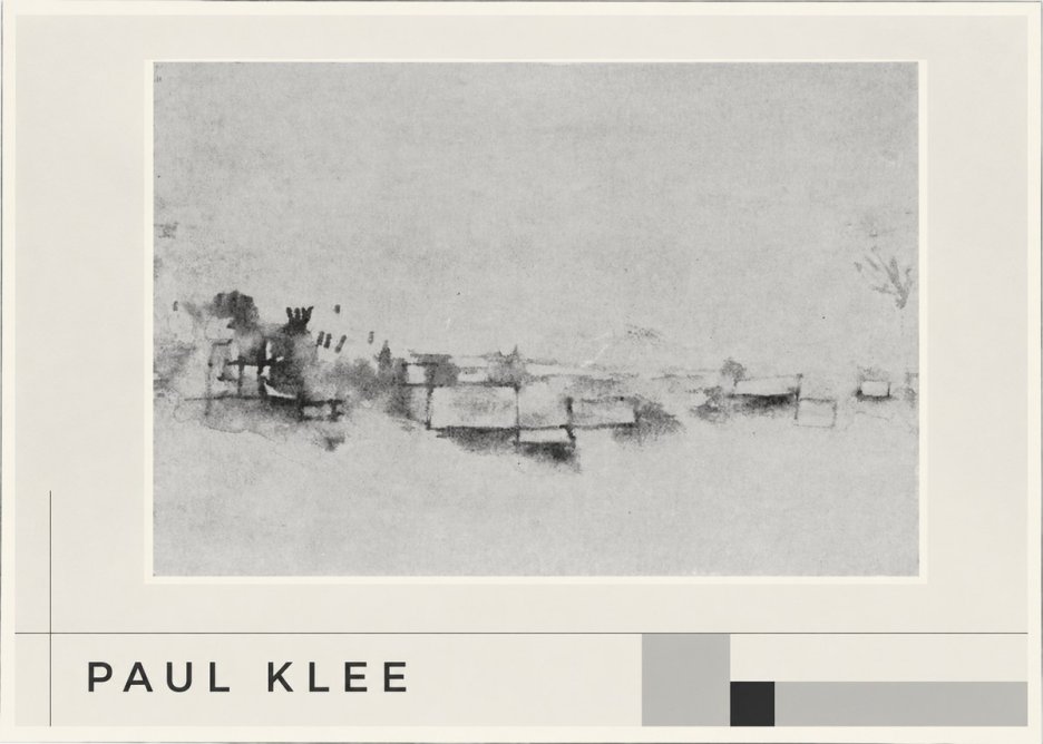 Paul Klee View of the Valley No1 - Plakát