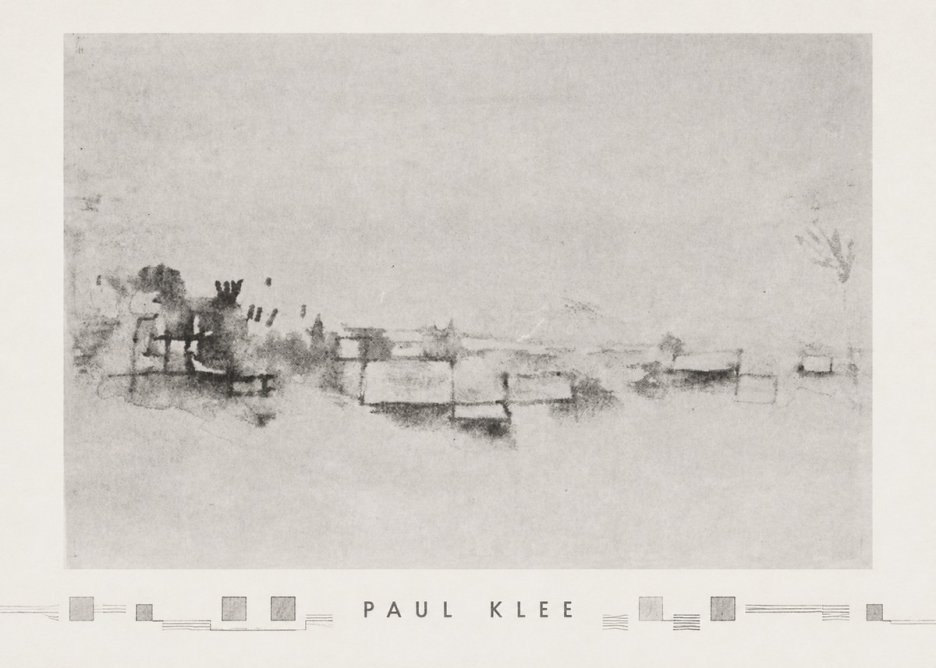 Paul Klee View of the Valley No3 - Plakát