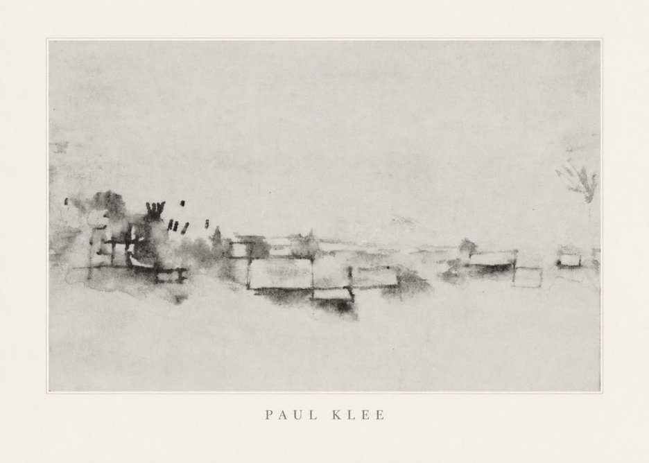 Paul Klee View of the Valley No4 - Plakát