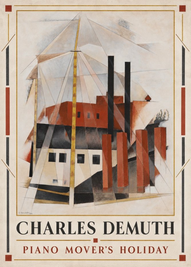 Charles Demuth Piano Mover's Holiday No1 - Plakát