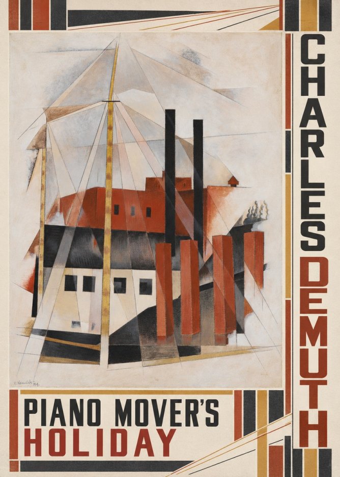 Charles Demuth Piano Mover's Holiday No3 - Plakát