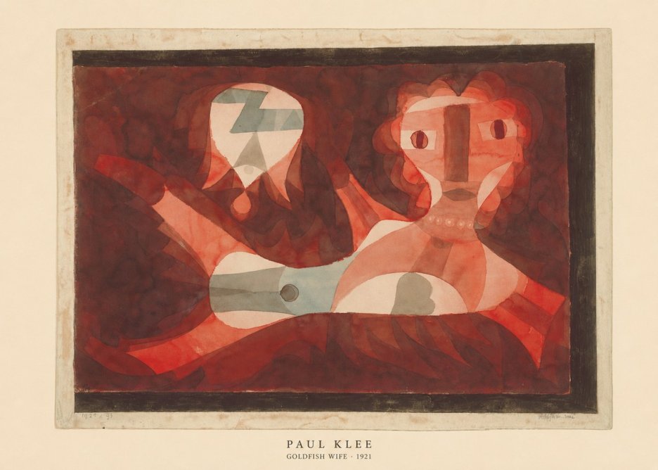 Paul Klee Goldfish Wife No6 - Plakát