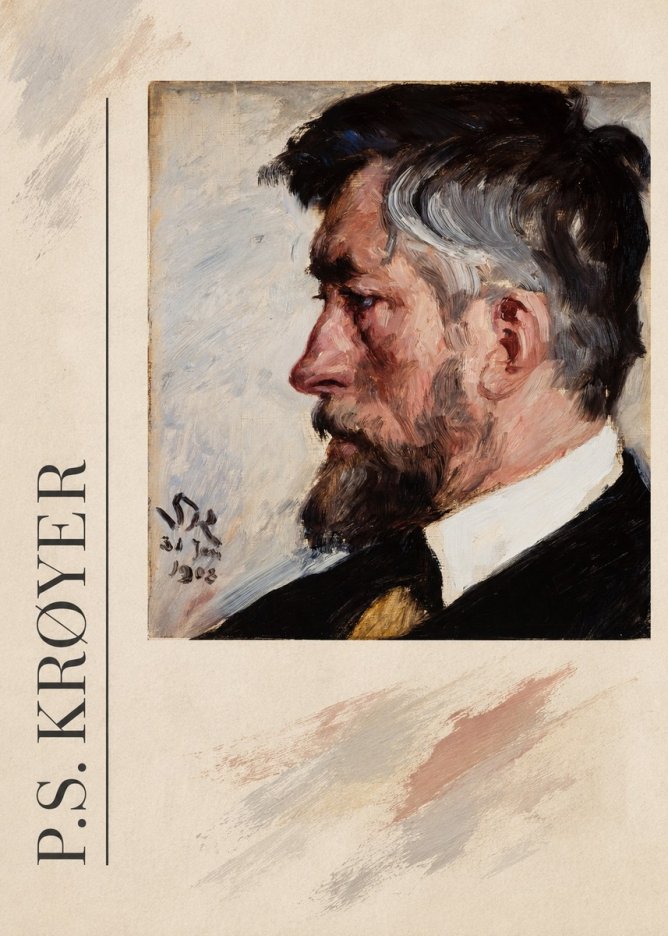 P.S. Krøyer Self-portrait IV No3 - Plakát