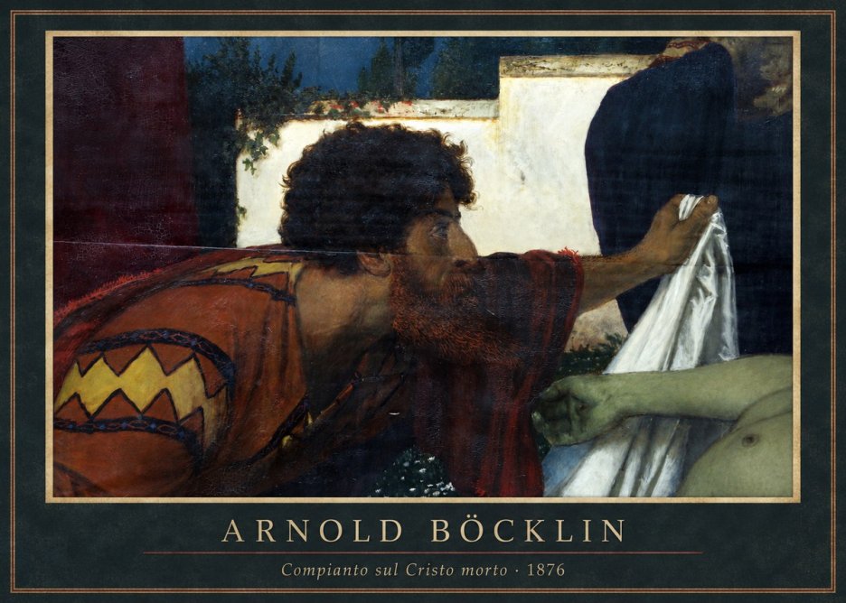 Arnold Böcklin Compianto Sul Cristo Morto No1 - Plakát