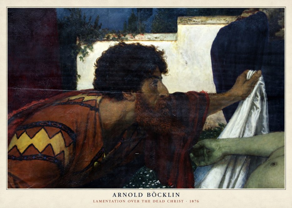 Arnold Böcklin Compianto Sul Cristo Morto No3 - Plakát
