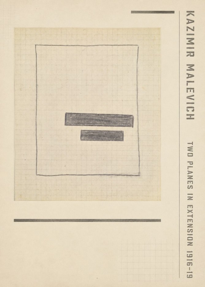 Kazimir Malevich Two Planes in Extension No2 - Plakát