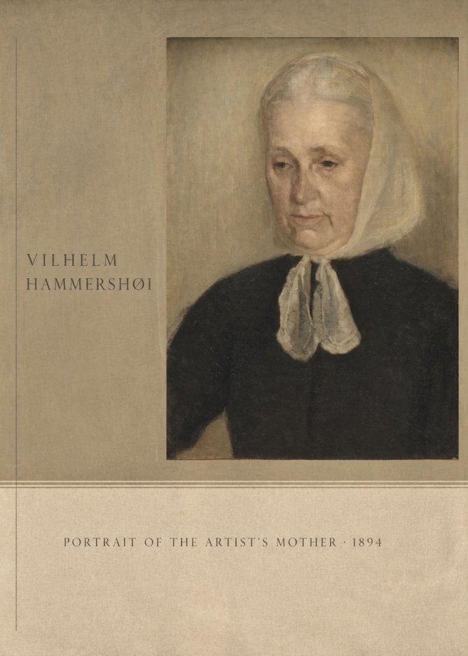 Vilhelm Hammershøi Portrait of the Artist's Mother · 1894 No5 - Plakát