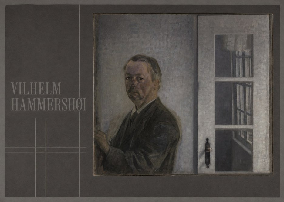 Vilhelm Hammershøi Self-portrait II No3 - Plakát