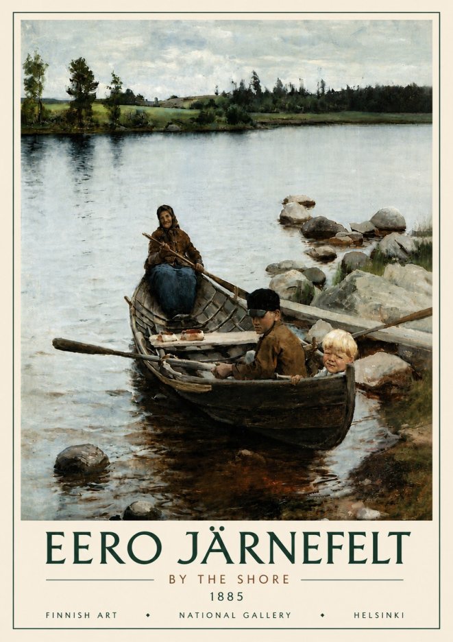 Eero Järnefelt By the Shore No6 - Plakát