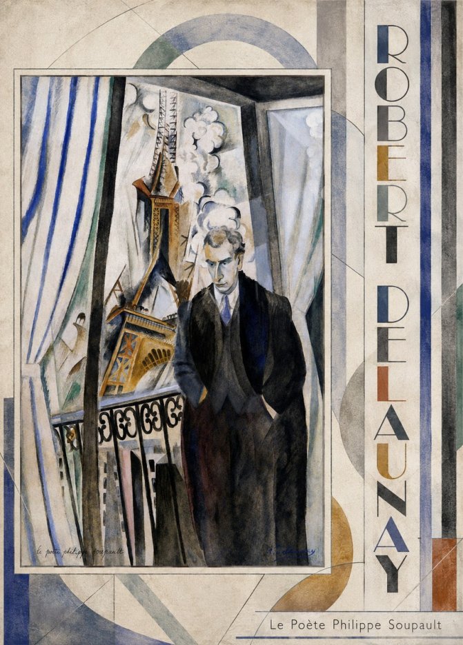 Robert Delaunay Le Poète Philippe Soupault No2 - Plakát