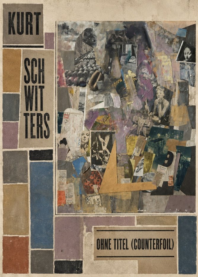 Kurt Schwitters Ohne Titel (Counterfoil) No5 - Plakát